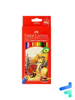 مداد رنگی 12 رنگ مدل کلاسیک فابرکاستل faber-castell