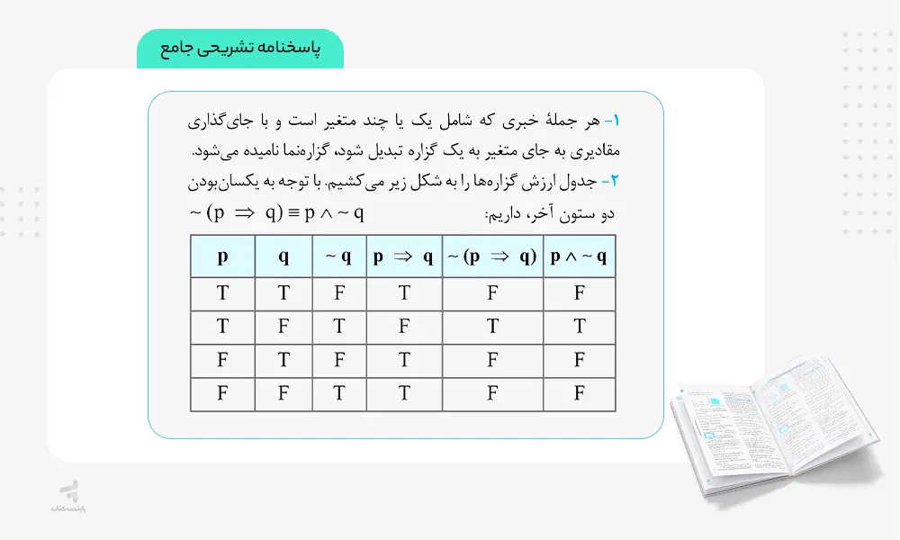 پاسخنامه کاملا تشریحی کتاب ماجرای بیست آمار و احتمال یازدهم