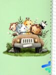 دفتر تک خط 40 برگ code 406 برند لوپوند Lopond