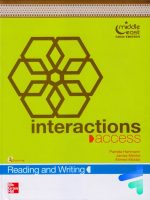 اینتراکشن اکسس ریدینگ اند رایتینگ Interactions Access Reading and Writing