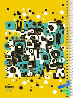 دفتر 100 برگ تک خط فانتزی کد 2371264 الیپون