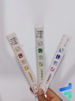 خط کش فلزی فانتزی برند T. T. RABBIT