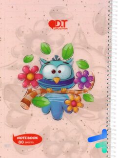 دفتر 80 برگ تک خط کد 02 DT