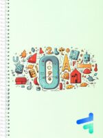 دفتر چهار خط 60 برگ code 4602 برند Lopond