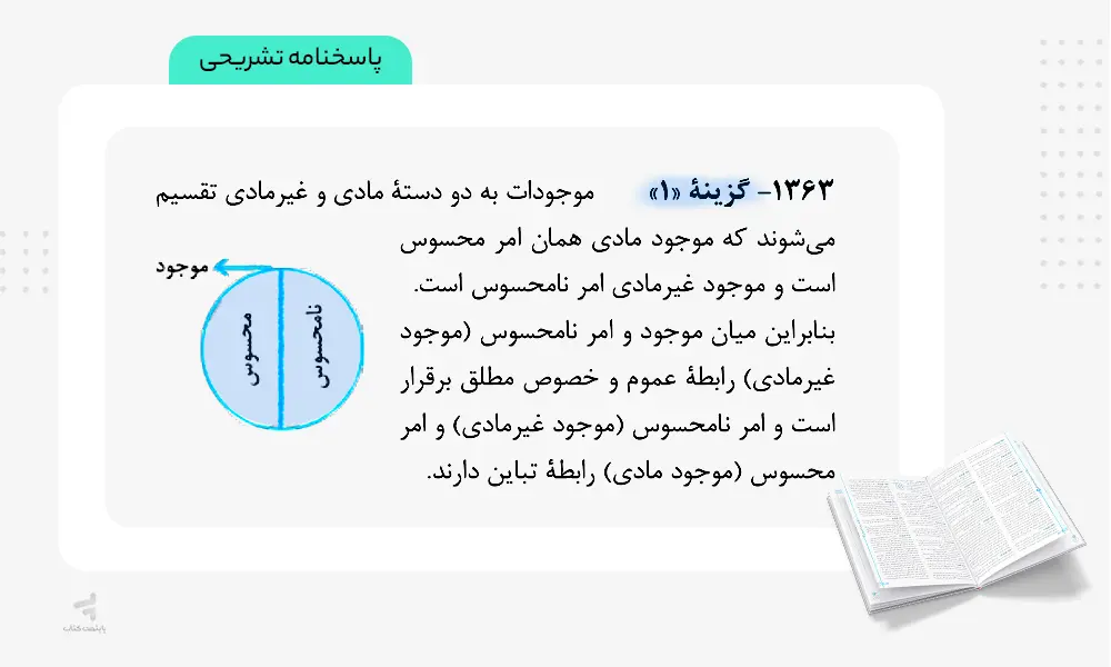 پاسخنامه تشریحی کتاب فلسفه و منطق جامع خیلی سبز