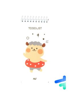 دفتر to do list طرح حیوانات کد 651410