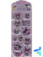 برچسب استیکر آکواریومی طرح kuromi