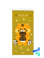 دفتر to do list طرح حیوانات کد 651439
