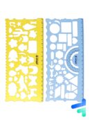 خط کش و شابلون ژله ای برند آریا