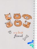 دفتر تک خط 40 برگ code 411 برند Lopond