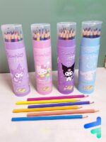 مداد رنگی 12 رنگ برند سانریو sanrio