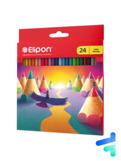 مداد رنگی 24 رنگ الیپون