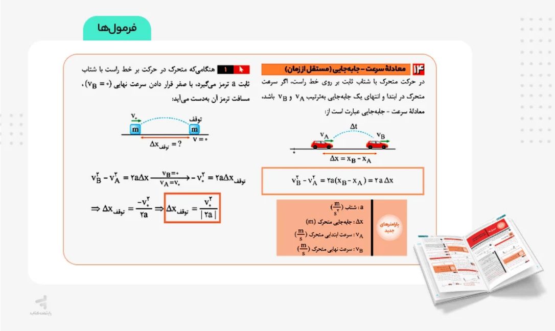 فرمول های زودپز فیزیک دوازدهم تجربی