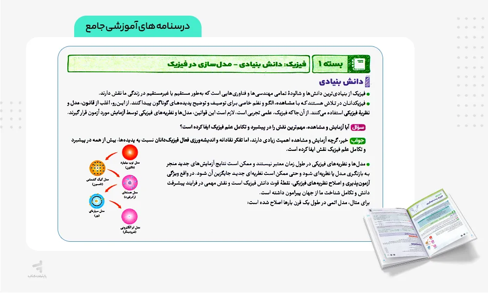 درسنامه های آموزشی بیست پک فیزیک دهم تجربی مهروماه