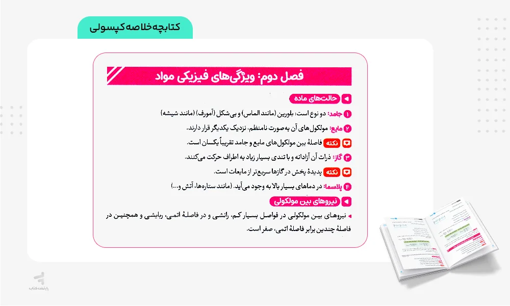 خلاصه کپسولی بیست پک فیزیک دهم تجربی مهروماه