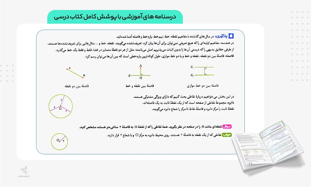 درسنامه های آموزشی کتاب بیست پک هندسه دهم