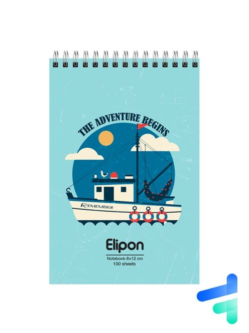 دفتر یادداشت 100 برگ الیپون کد 2611355