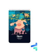 دفتر یادداشت 100 برگ الیپون کد 2611639