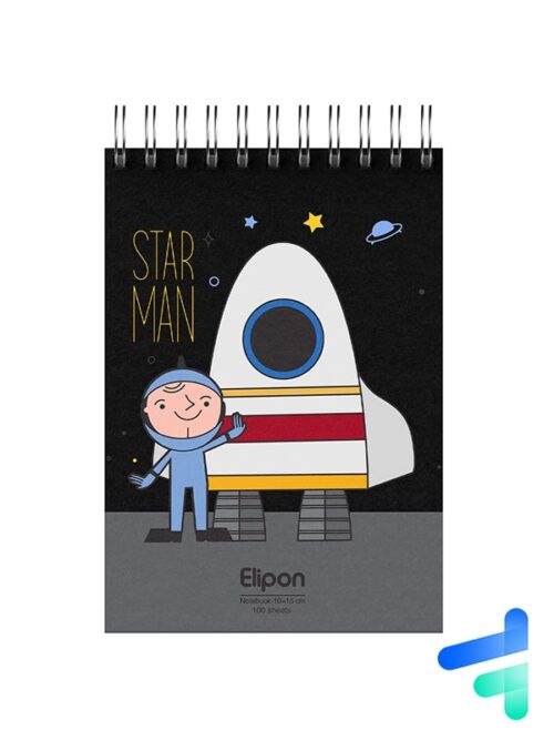 دفتر یادداشت 80 برگ الیپون کد 2621361