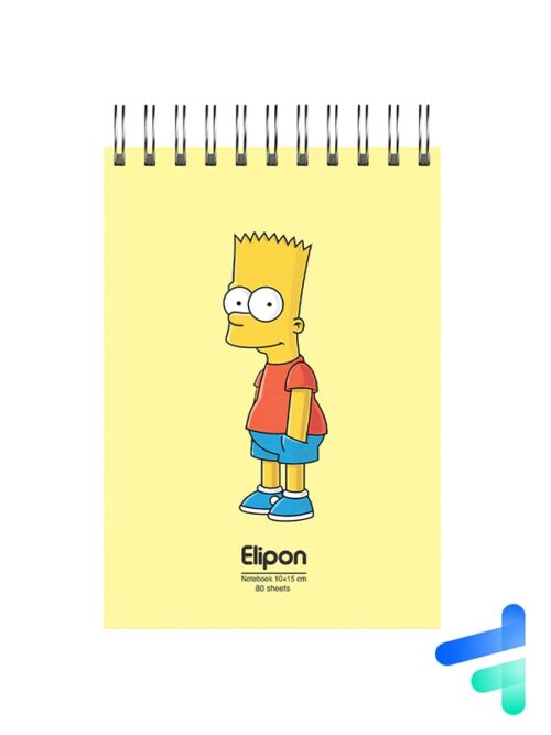 دفتر یادداشت 80 برگ الیپون کد 2621368