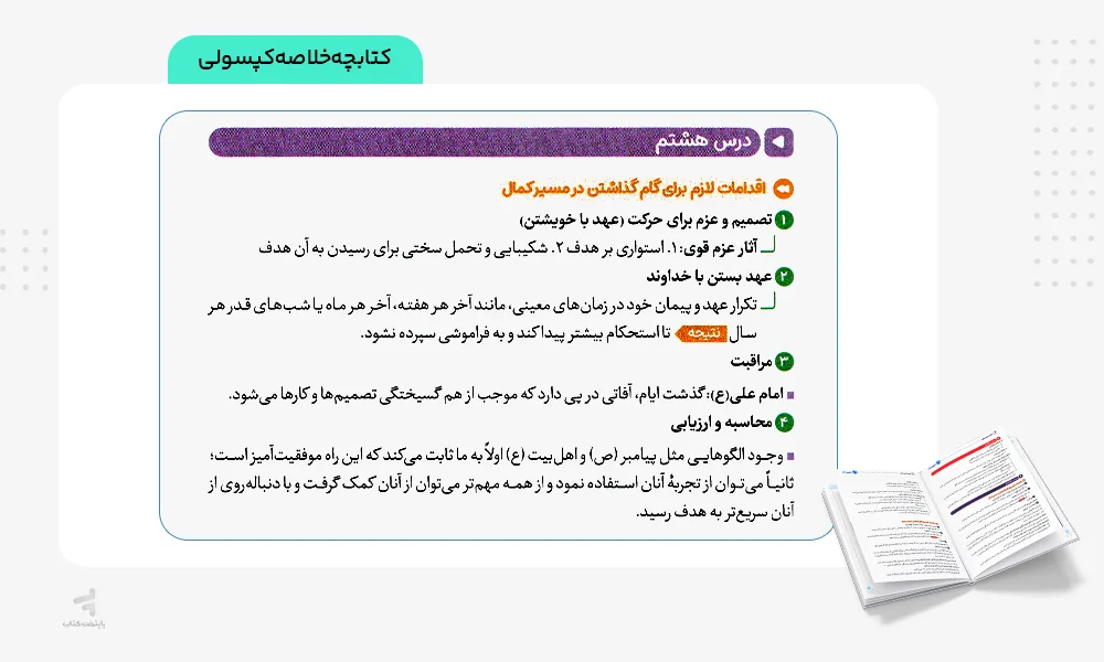 خلاصه کپسولی بیست پک دینی دهم