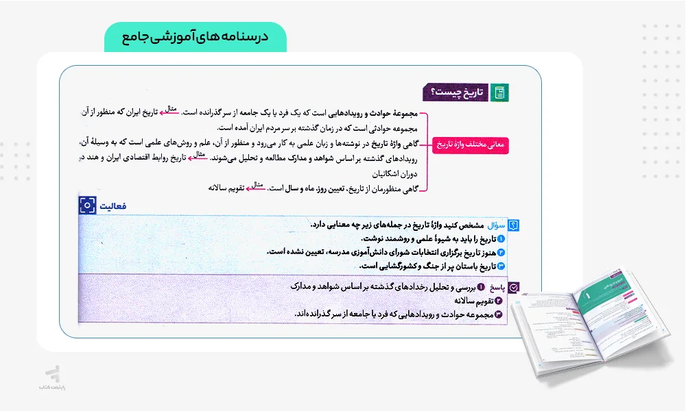 درسنامه های آموزشی کتاب فرمول بیست تاریخ دهم