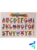 پوستر الفبای انگلیسی سایز A3 نارنجی