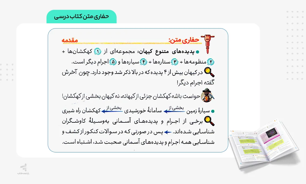 حفاری متن کتاب درسی غنی شده زمین شناسی کنکور گاج