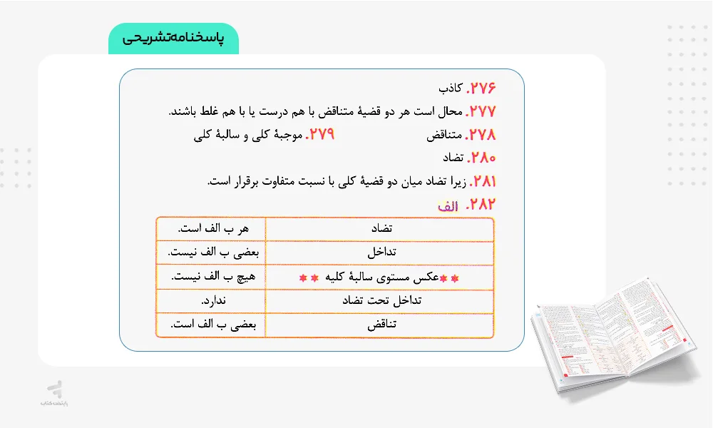 پاسخنامه تشریحی ماجرای بیست منطق دهم
