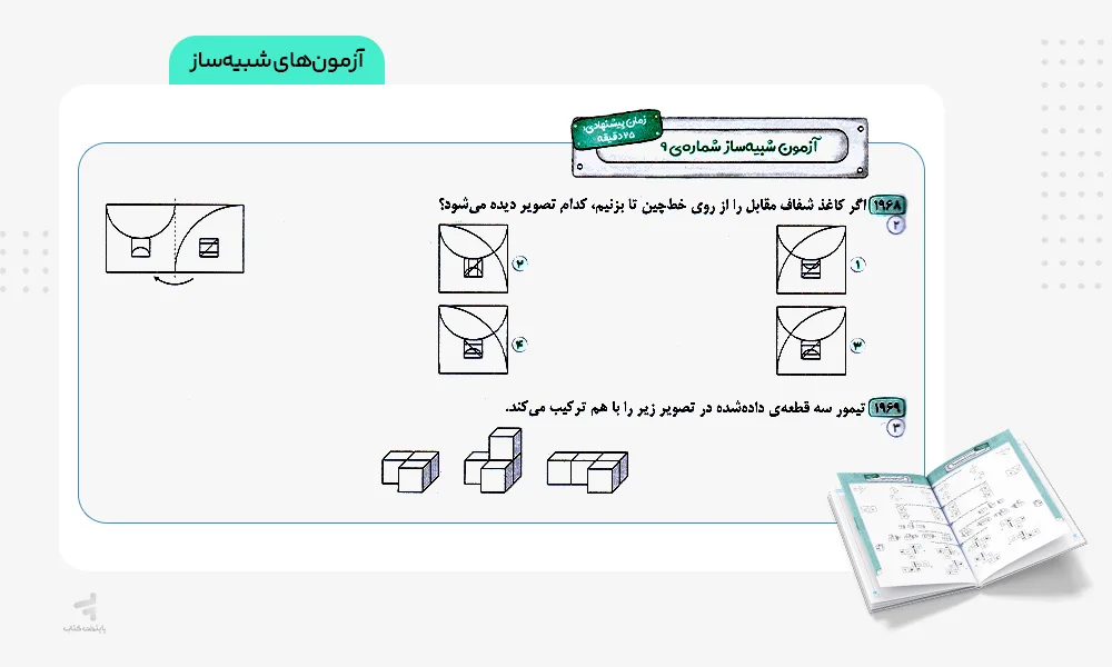 آزمونهای شبیهساز هایلایتر صفر تا صد هوش تجسمی