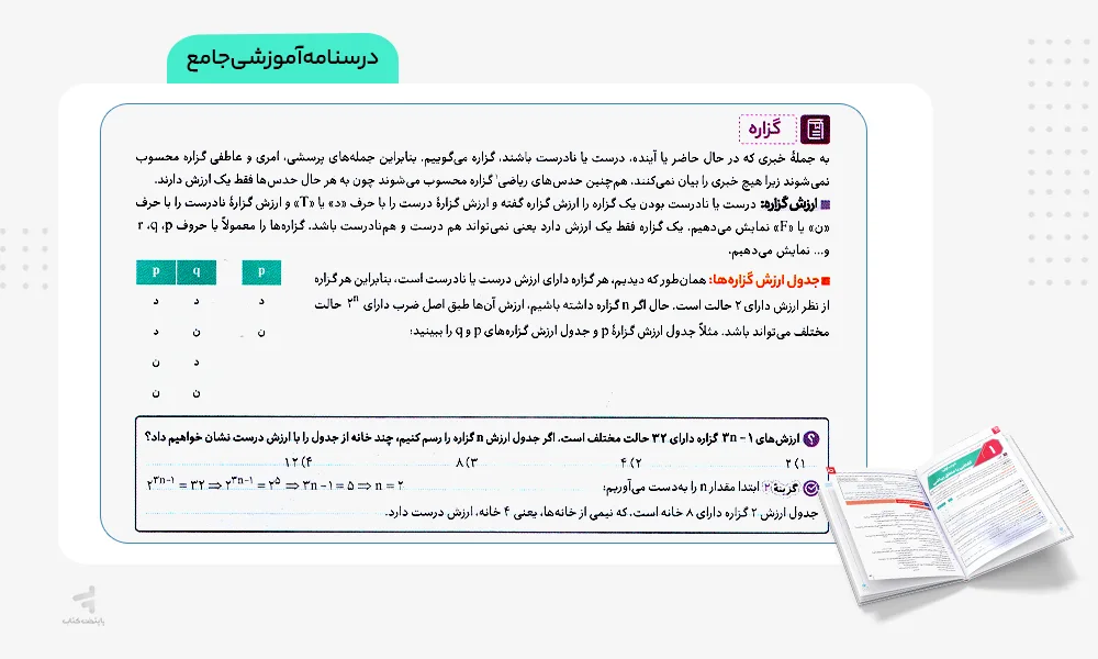 درسنامه آموزشی آی کیو آمار و احتمال یازدهم