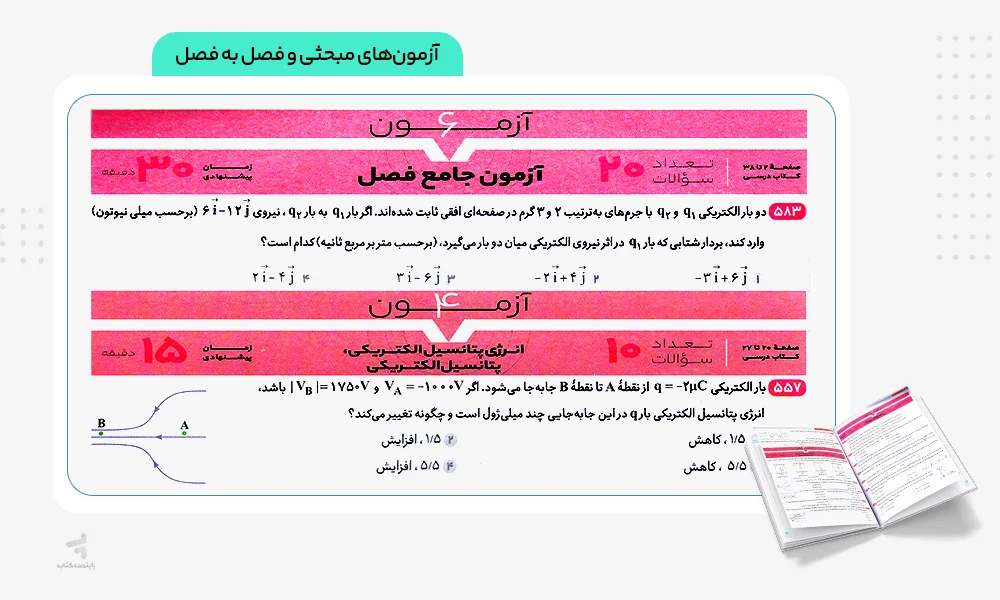 آزمون های آی کیو فیزیک یازدهم تجربی