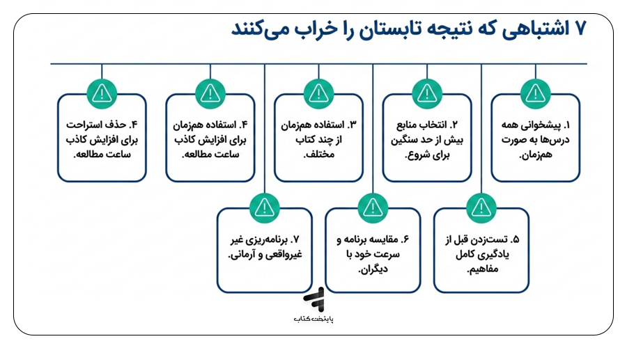 اشتباهات رایج در پیشخوانی تابستانی که نتیجه را خراب میکنند.