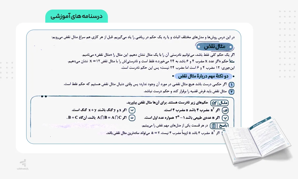 درسنامه های آموزشی ریاضیات گسسته دوازدهم تست خیلی سبز