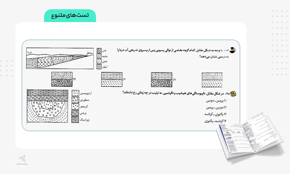 تست های متنوع بتمن زمین شناسی یازدهم