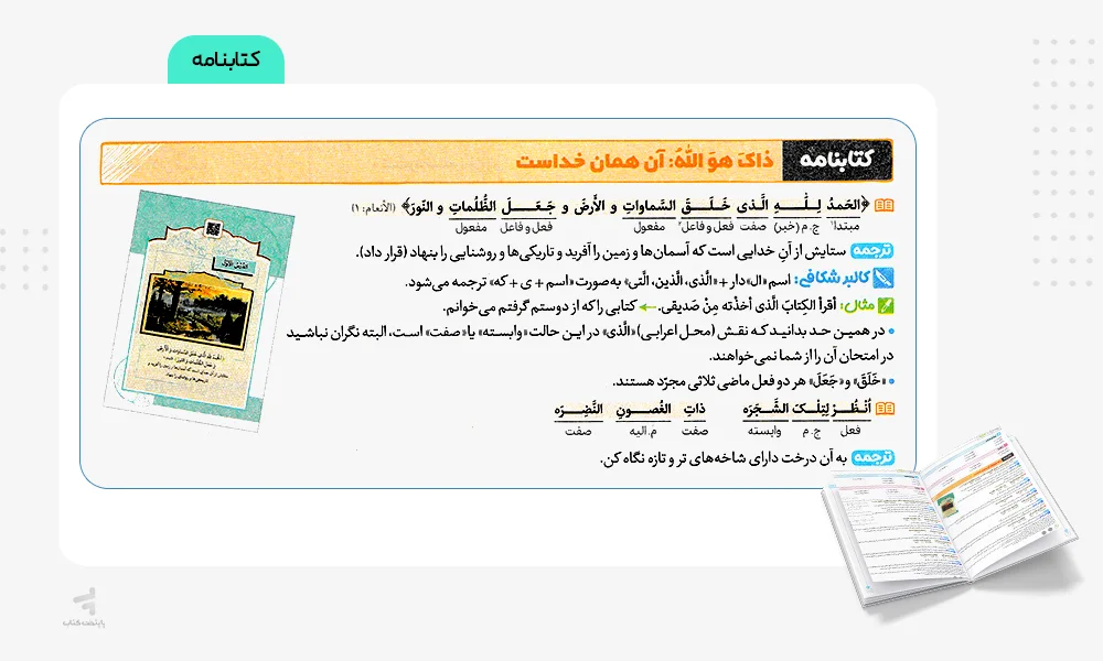 کتابنامه بیست پک عربی دهم