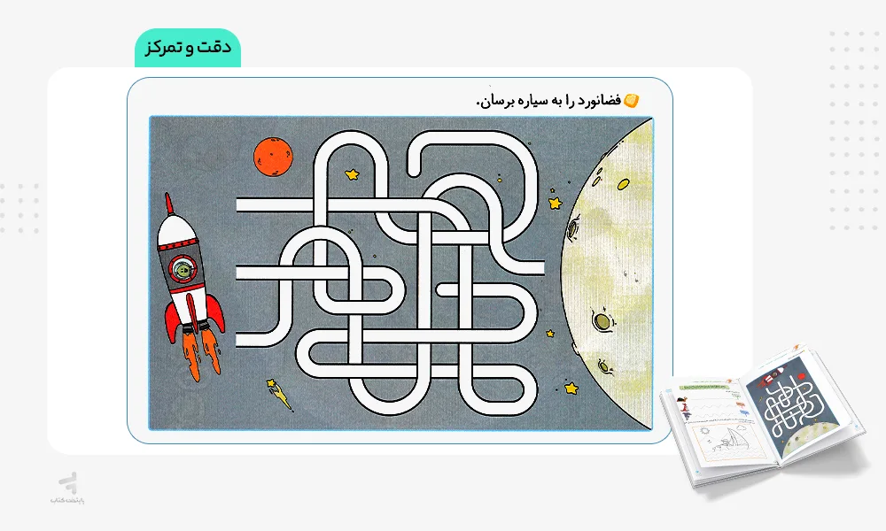 دقت و تمرکز کتاب جامع پیش دبستان EQ