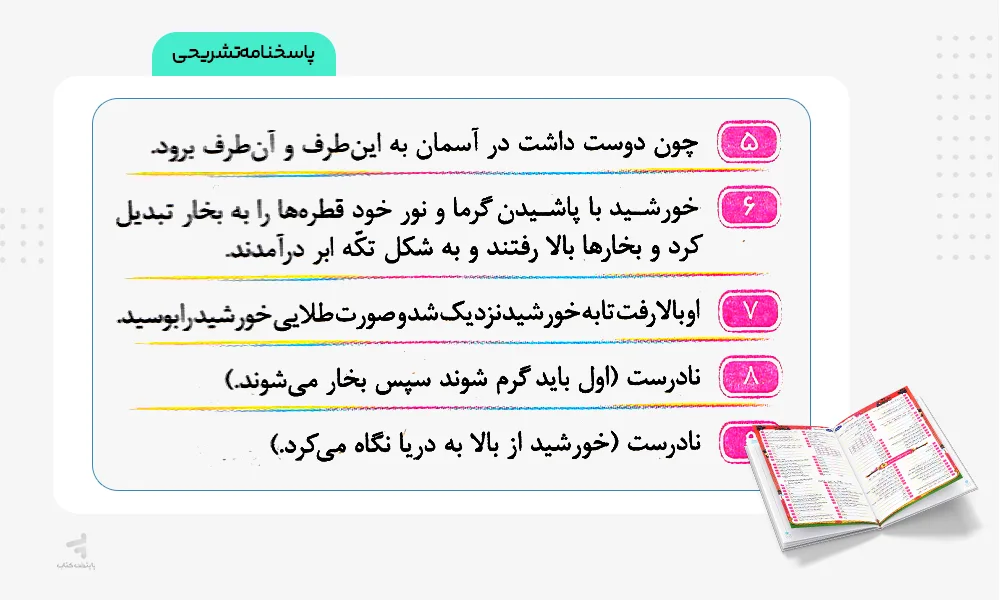 پاسخنامه تشریحی کتاب EQ جامع دوم دبستان